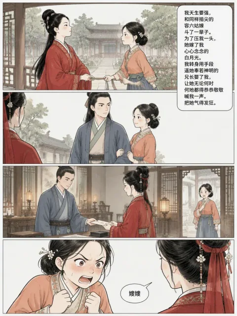 一汀烟雨杏花寒漫画节选第 1 页