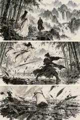 水墨武侠参考样张